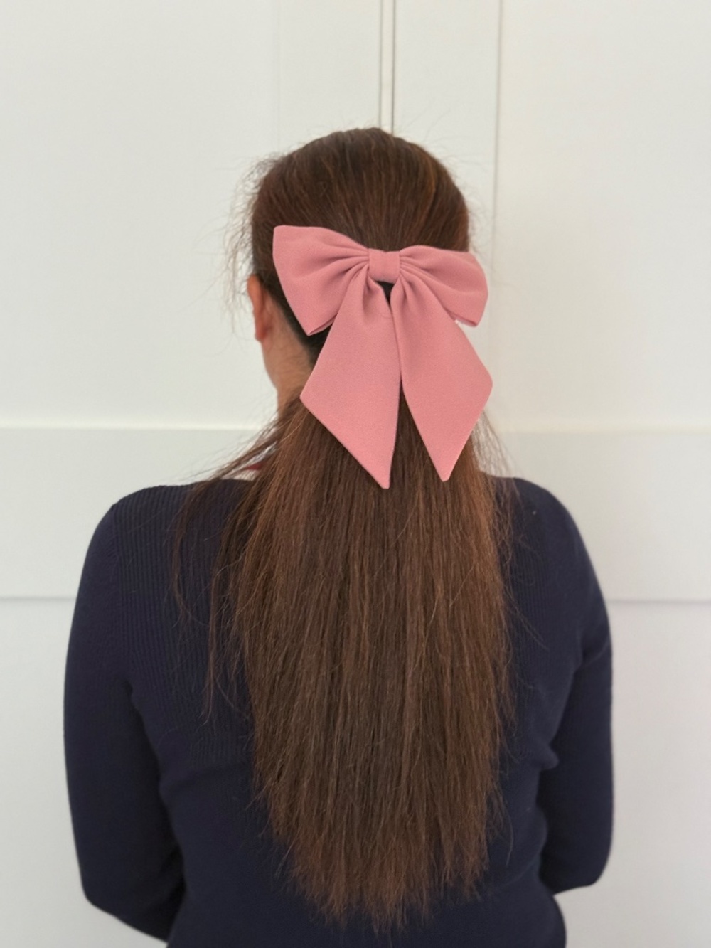 Chiffon hair bow clip for women girls - Picture 2 of 4